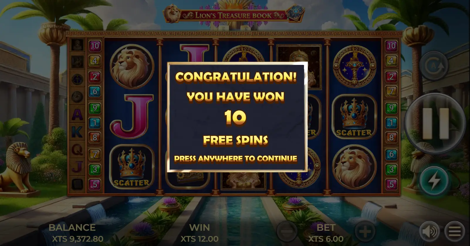 Free Spins with Expanding Symbol