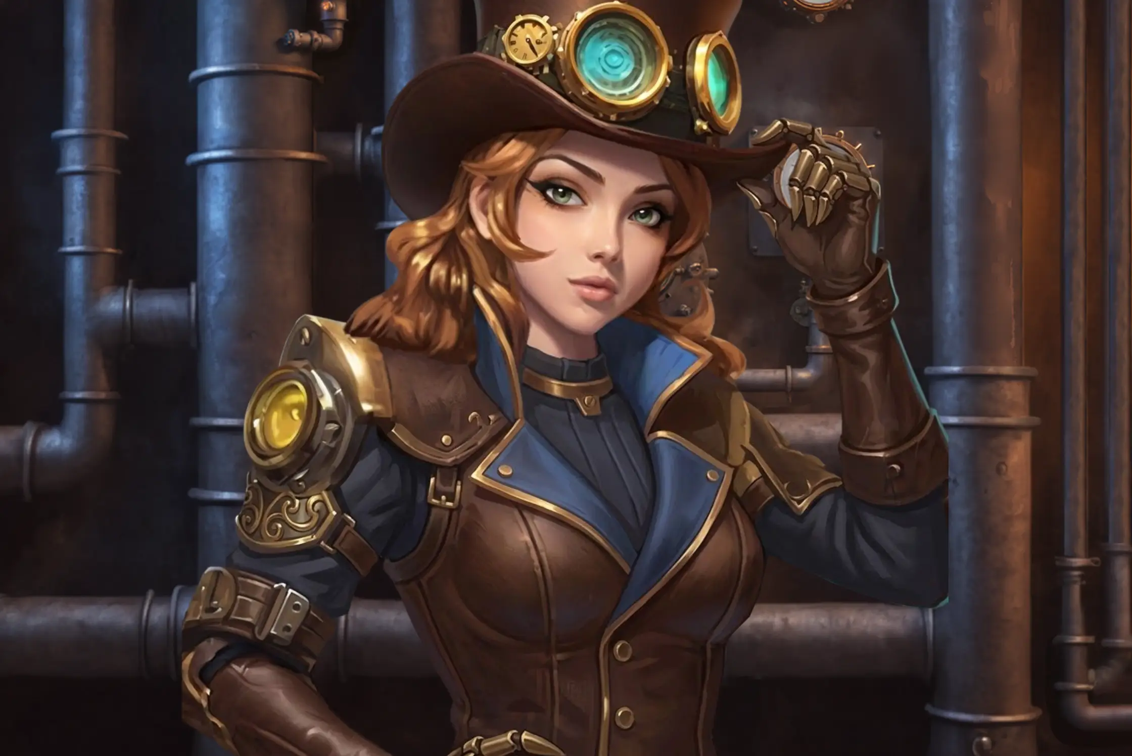 Steam Engine Riches Background